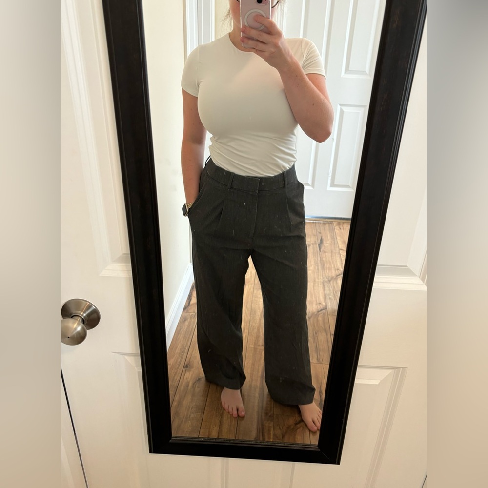 Uniqlo wide leg trousers